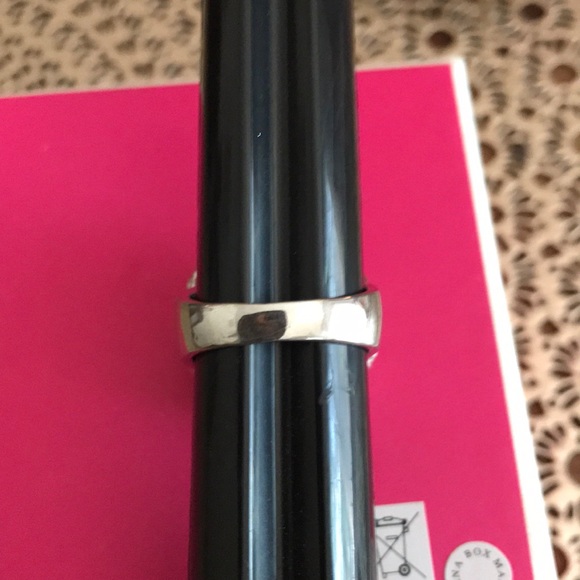 New Sterling silver cluster ring w/gold accent - Picture 3 of 4